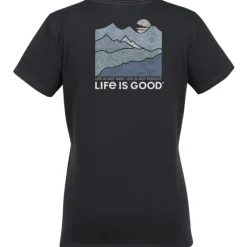 Life is Good Crusher Tee - Ladies' - Full Color - Colors - Mountains