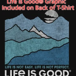 Life is Good Crusher Tee - Ladies' - Full Color - Colors - Mountains