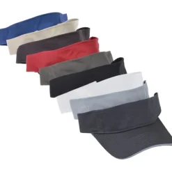 Lightweight Brushed Twill Visor - 24 hr