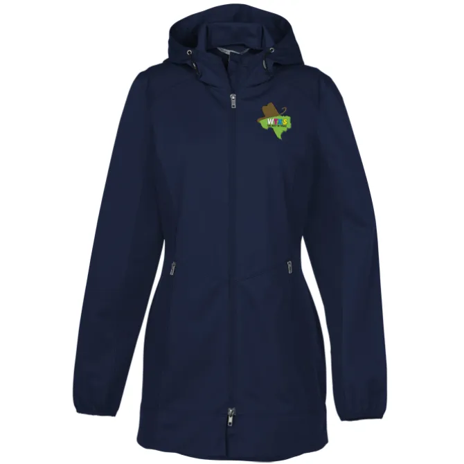 Lightweight Hooded Colorblock Soft Shell Jacket - Ladies'