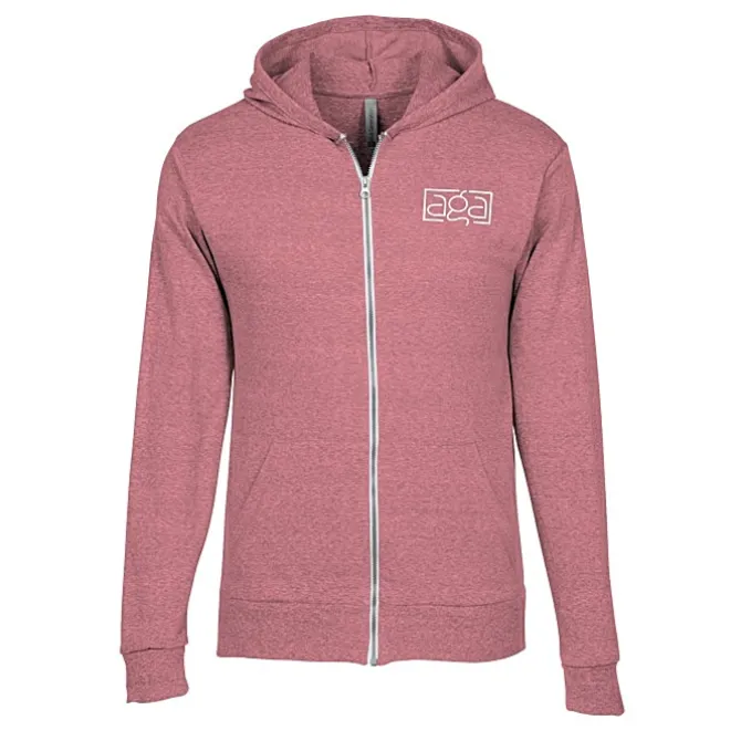 Lightweight Tri-Blend Full-Zip Hoodie - Screen
