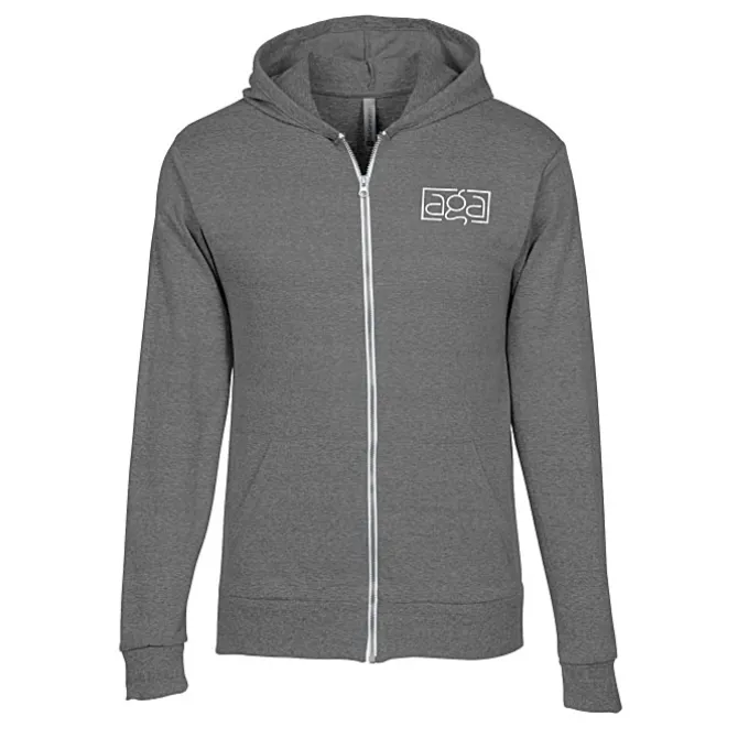 Lightweight Tri-Blend Full-Zip Hoodie - Screen