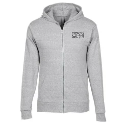 Lightweight Tri-Blend Full-Zip Hoodie - Screen