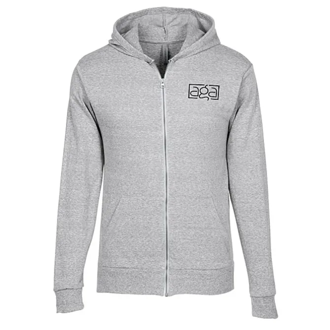 Lightweight Tri-Blend Full-Zip Hoodie - Screen