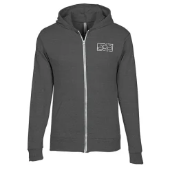 Lightweight Tri-Blend Full-Zip Hoodie - Screen