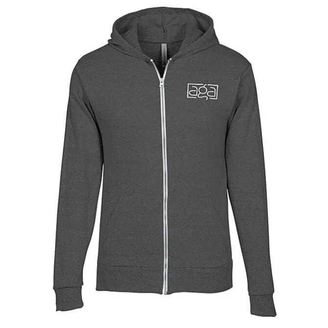 Lightweight Tri-Blend Full-Zip Hoodie - Screen