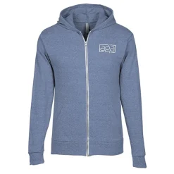 Lightweight Tri-Blend Full-Zip Hoodie - Screen