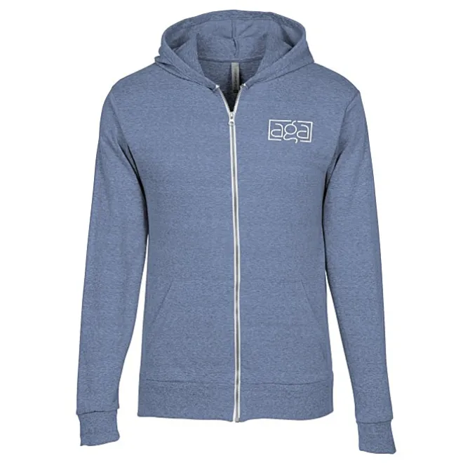 Lightweight Tri-Blend Full-Zip Hoodie - Screen
