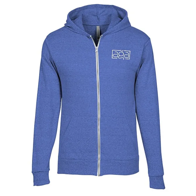 Lightweight Tri-Blend Full-Zip Hoodie - Screen
