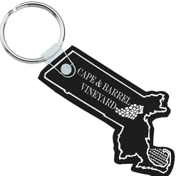 Massachusetts Soft Keychain - Opaque