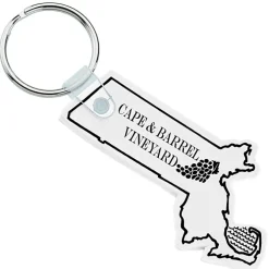 Massachusetts Soft Keychain - Opaque