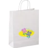 Matte Shopping Bag - 13 inches x 10 inches - White - Full Color