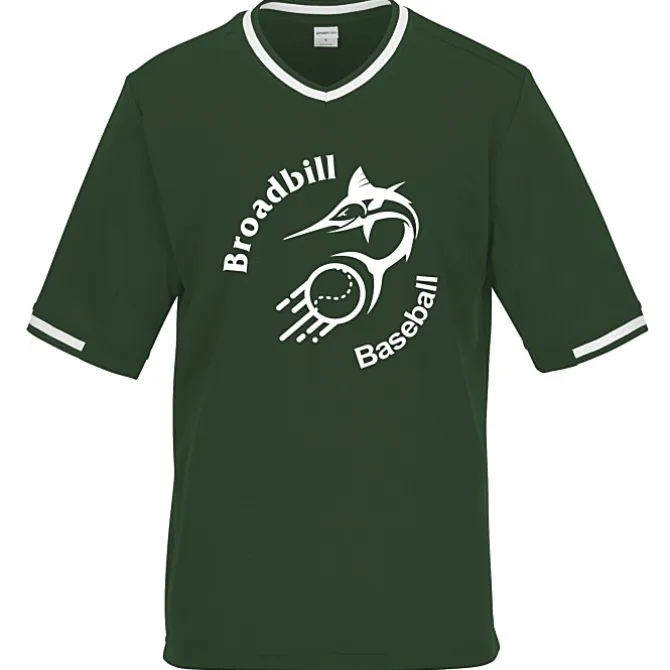 Mesh V-Neck Baseball Jersey