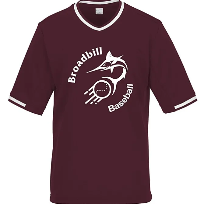 Mesh V-Neck Baseball Jersey