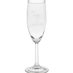 Napa Valley Optic Stem Flute - 6 oz - Deep Etch