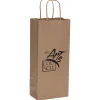 Natural Kraft Shopping Bag - 13 inches x 5 1/2 inches