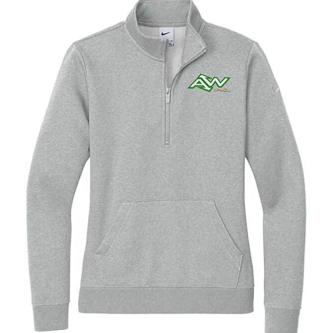 Nike Club Fleece Sleeve Swoosh 1/2-Zip Pullover - Ladies'