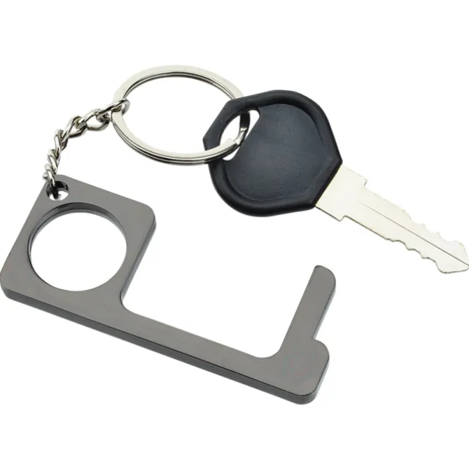 No Contact Keychain with Pouch