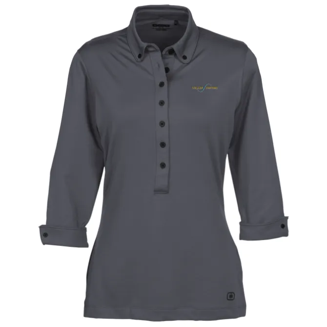 OGIO Performance Button Collar Polo - Ladies'