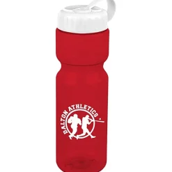 Olympian Bottle with Tethered Lid-28 oz