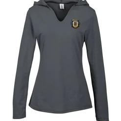 Optimal Tri-Blend Hooded T-Shirt - Ladies' - Embroidered