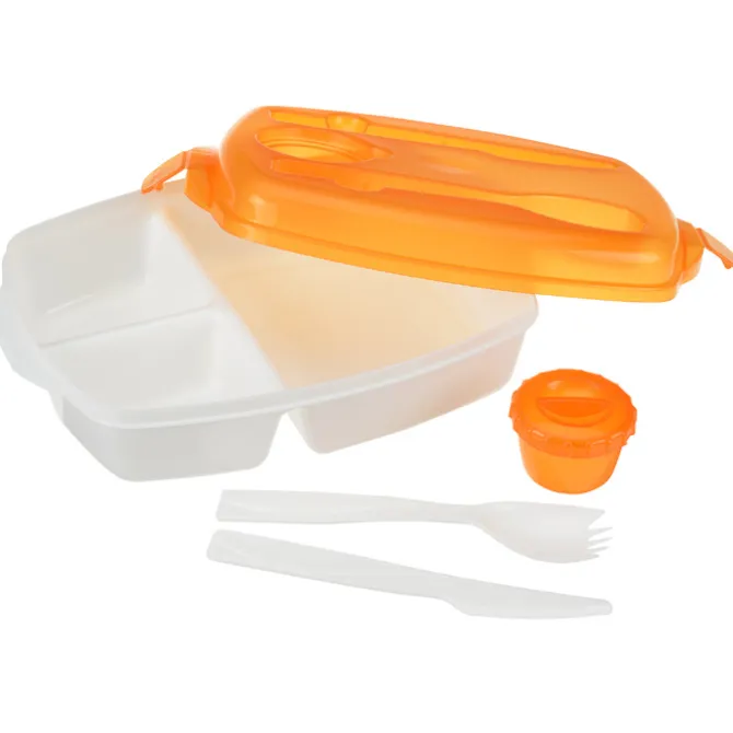 Oval Locking Lid Lunch Set