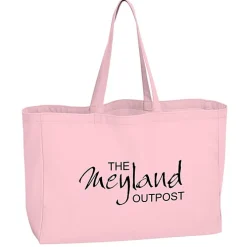 Oversized 10-oz Colorful Cotton Tote