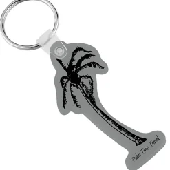 Palm Tree Soft Keychain - Opaque