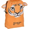 Paws and Claws Drawstring Gift Bag - Tiger