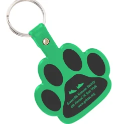 Paw Shaped Keychain - Opaque