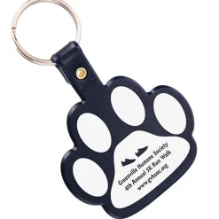 Paw Shaped Keychain - Opaque