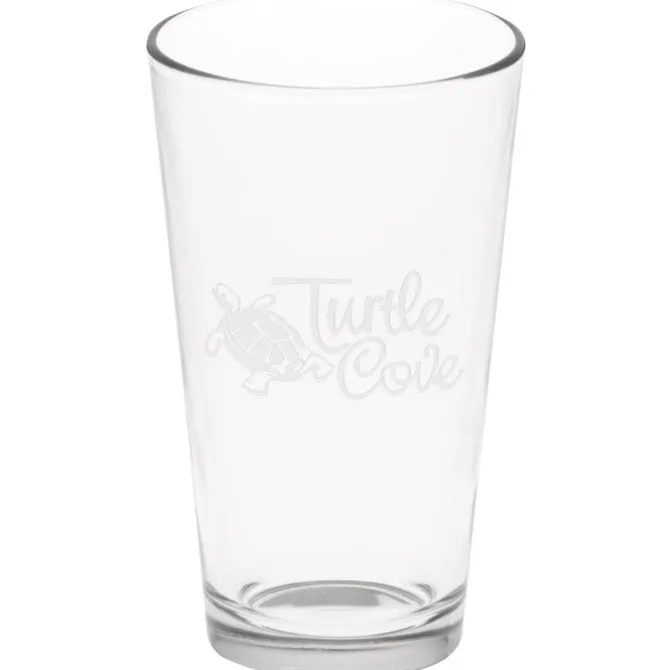 Pint Glass - 16 oz - Deep Etch
