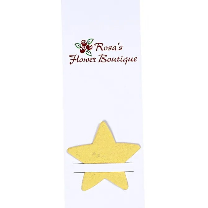 Plant-A-Shape Flower Seed Bookmark - Star