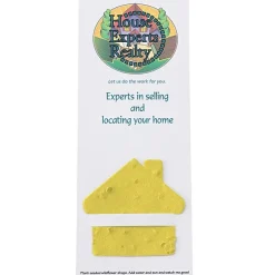 Plant-A-Shape Flower Seed Bookmark - House - 24 hr