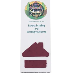 Plant-A-Shape Flower Seed Bookmark - House - 24 hr