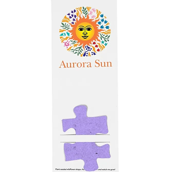 Plant-A-Shape Flower Seed Bookmark - Puzzle Piece