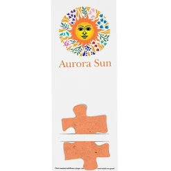 Plant-A-Shape Flower Seed Bookmark - Puzzle Piece