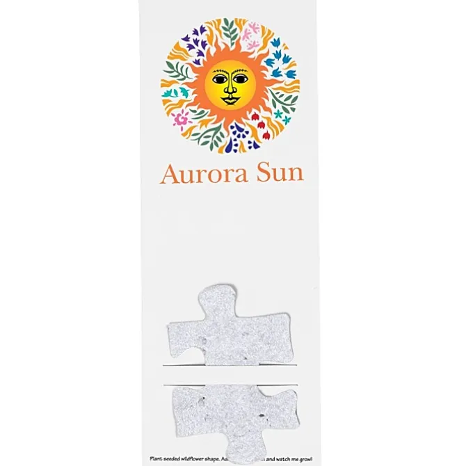 Plant-A-Shape Flower Seed Bookmark - Puzzle Piece