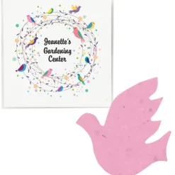 Plant-A-Shape Flower Seed Packet - Dove