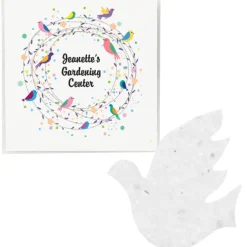 Plant-A-Shape Flower Seed Packet - Dove