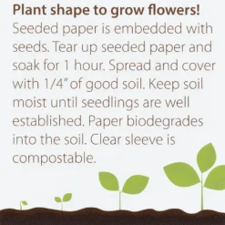 Plant-A-Shape Flower Seed Packet - Tree