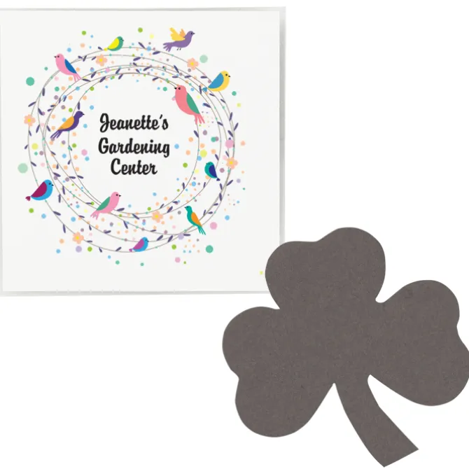 Plant-A-Shape Flower Seed Packet - Clover