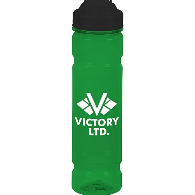 PolySure Jetstream Water Bottle with Flip Lid - 24 oz