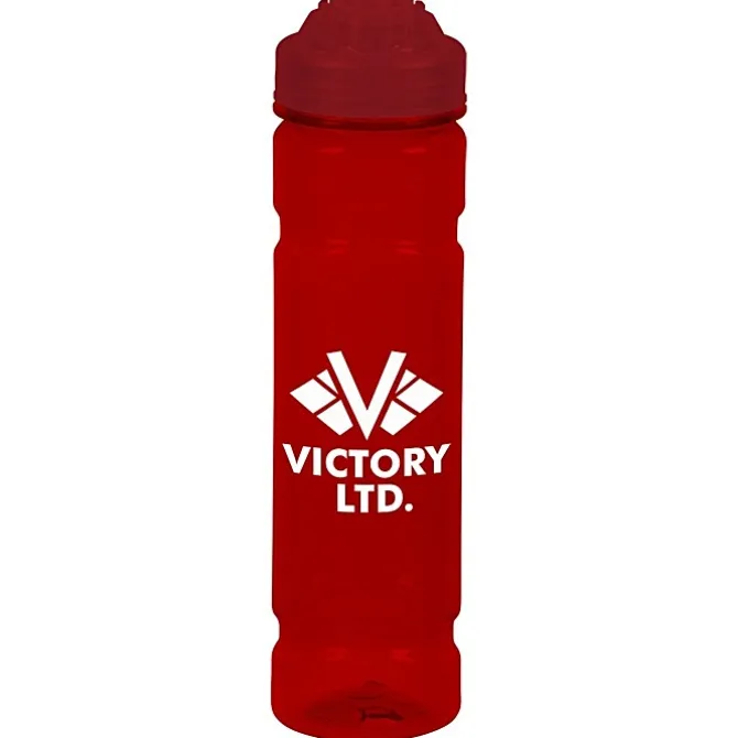 PolySure Jetstream Water Bottle with Flip Lid - 24 oz