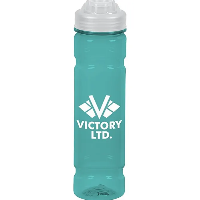 PolySure Jetstream Water Bottle with Flip Lid - 24 oz