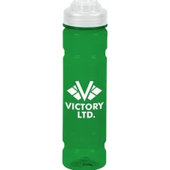 PolySure Jetstream Water Bottle with Flip Lid - 24 oz