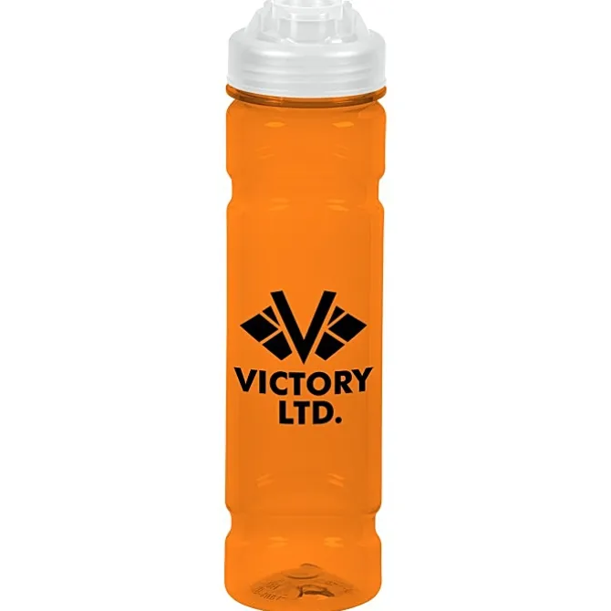 PolySure Jetstream Water Bottle with Flip Lid - 24 oz