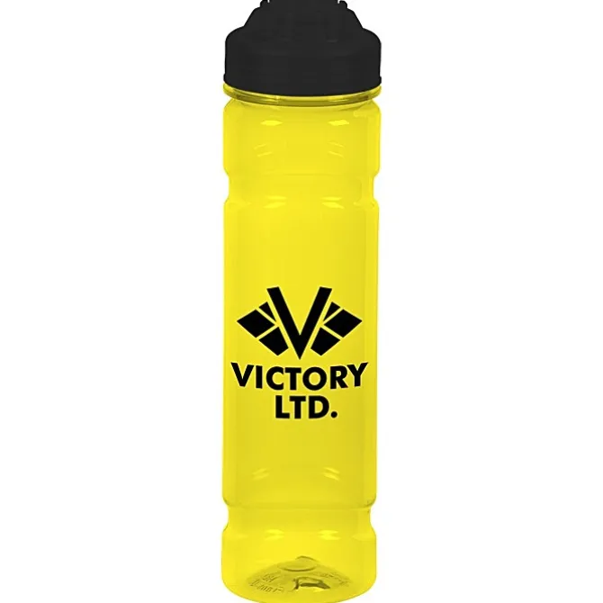 PolySure Jetstream Water Bottle with Flip Lid - 24 oz