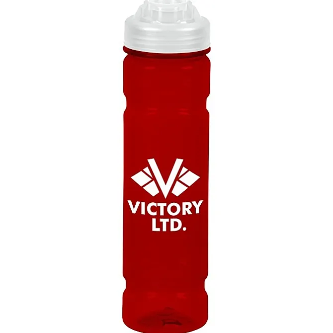 PolySure Jetstream Water Bottle with Flip Lid - 24 oz
