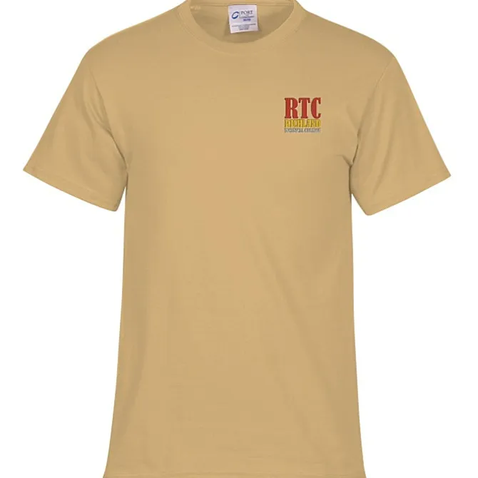 Port 50/50 Blend T-Shirt - Men's - Embroidered